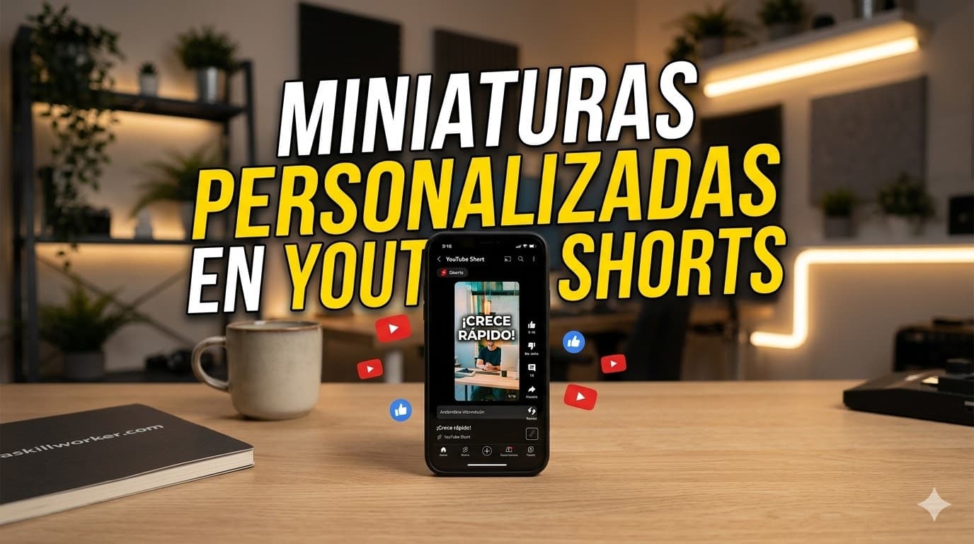 Cómo poner Miniaturas Personalizadas en YouTube Shorts (El Truco Definitivo)
